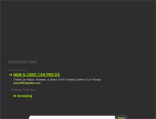 Tablet Screenshot of diatronic.net